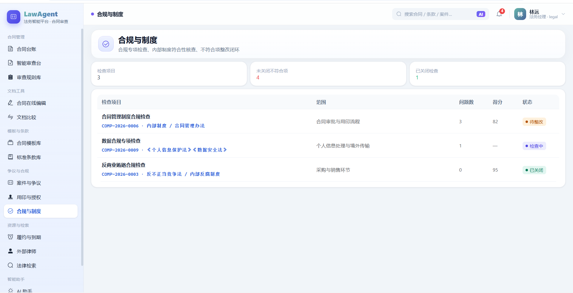 合规与制度